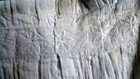 Vintage Pleated Cotton Apron For Girl Doll Height 52 Cm Early 20th Century N10