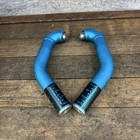 Vintage Answer Hyper Ends Bar Ends Blue Alloy 90s Mtb Bike Pair 150g Dings