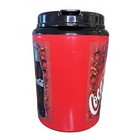 Vintage Coca-cola Classic Plastic 64oz Mug Large Drink Container With Black Lid