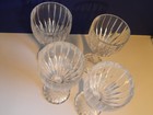 Vintage Mikasa Crystal Park Lane Water Goblets Wine Glass 6 7 8    Set Of 4