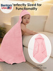 Muslin Hooded Baby Bath Towels - 3 Pack 100  Cotton Ultra-soft Towels For Newbor