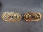 Lot Of 2 Van Stuff Aircraft Style Dome Lights Man Cave Steam Punk Vintage Retro