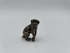 Monkey Figurine Cast Metal Silver Pewter Bronze Color Small Mini