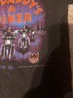 Rare Vintage 90s - My Daddy s A Biker - 3d Emblem American Bikers T-shirt Childs