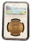 Us 1901 Gold  20 20 Dollars Ngc Ms63 Double Eagle Liberty Head