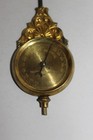 Original  Antique Fancy Brass Pendulum With Hand And Dial Indicator 