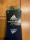Adidas Utility Socks Multisport Otc Socks Size Large Navy Color 1 Pair