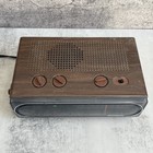 Vtg Panasonic Rc-6015 Flip Analog Clock Radio Back To The Future Light Works 