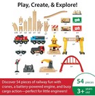 Brio World Cargo Railway Deluxe 54-piece Wooden Train Set - Newsealed