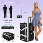 Naizea Gym Bag For Dancer  Traval Bag Dance Bag With Rack Wheels Garment Bag Diy