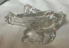 Cambridge Elegant Glass Cockatoo Bird Topper Candlestick Epergne No Damage  1636