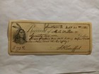 Antique Vintage Bank Check Native American Vignette  72 Promissory Note 1923