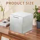 Piggy Bank For Adults Silver Metal Piggy Bank Money Saving Box 7 87 Inch