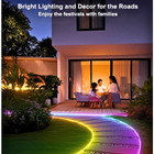 50ft Led  Rope Lights - Rgb Outdoor  Ip65 Waterproof