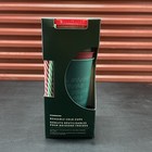 2019 Starbucks Holiday Reusable Cold Cups With Lids   Straws- Pack Of 5 