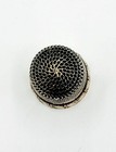 Vintage Ornate Sterling Silver   Gold Wash Thimble   536