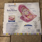 Summer Infant Inc  Deluxe Baby Bather-pink Floral-3 Position Recline