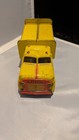 Vintage 1950s Marx Coca Cola Delivery Truck Tin Litho Yellow Pressed Steel Toy