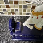 Vintage Cast Iron Mechanical Trick Pony Coin Bank Reproduction  working 