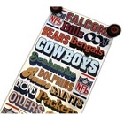 Vintage 1970s Nfl Team Name 20 X 52  Poster Very Good Condition Football Large  