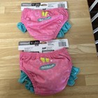 Lot Of 2  Swim School Reusable Swim Diaper Level 1 Girl 13-18 Lbs Baby 6 Month