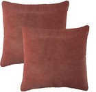 Decorative Throw Pillow Cover 100  Cotton  Velvet Feel  Sofa Cushion Cover