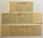     imperforate Pairs     Canada Sc  146a-148a Sheet Margin - Historical Issue Set