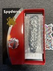 Spyderco Smock Black Aluminum  Black Ticn Cpm-cruwear-c240bkalbkcwp-    exclusive