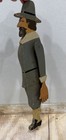 Vintage Handmade Americana Folk Art Pilgrim Colonial New England Whirligig