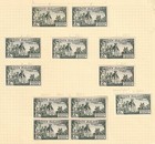 Nz 1935 Pictorial Issue 2 - Olive-green Collection Of Printings Varieties Mint