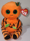 Ty Beanie Baby Bellies - Trickster Pumpkin 6  New Mwmts Stuffed Animal Plush Toy
