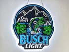 Largemouth Bass Fish Fishing Beer Lager 20 x20  Vivid Led Neon Sign Bar Decor