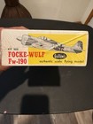 Vintage Guillow   s Focke-wulf Fw-190 No  502 Flying Model Kit Sealed Nib Usa