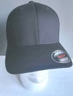 Flexfit Classic Original 6-panel Fitted Baseball Cap Hat S m Black New