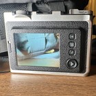 Fujifilm Instax Mini Evo Vintage Instant Camera Black Silver Classic Design