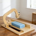 Natural Wood Color Soap Cutter  Manual Soap Cutter  Soap Cutting Tool 13 4 9 8in