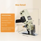 Electric Fabric Cutter Roller Type Includes 4-inch Rotating Blade