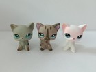 3pcs lot Littlest Pet Shop Lps Short Hair Cat  468 391 64animals Figure