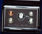 1997-s Premier Silver Proof Set  Coins In Mint Made Custom Display Box W  Coa