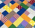 Baby Quilt Handmade Boy s Girl s Bright Colorful Crib Blanket  40  X 40  New