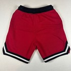 Jordan Boys French Terry Basketball Shorts Youth M Red Black Drawstring Jumpman