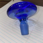 Rainbow Glass Blue Decanter Stopper