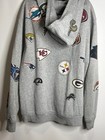 Nfl Team Logos Hoodie Gray