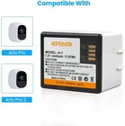 A-1 Battery For Genuine Oem Extra Arlo Pro  Pro 2  Light Camera Vma4400