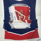 Vintage Budweiser Red Blue Beach Towel Large Official Merchandise Genuine Beers