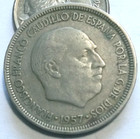 5 Pesetas Ptas 1957  1962  Espana C All Pics 62 On Star   1962 Version