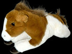 Fao Schwarz 15  Pinto Horse Pony Plush Brown White
