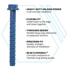 Tapcon  3 8 X 3  Heavy-duty Hex Head Climaseal    Concrete Anchors  10 Pcs
