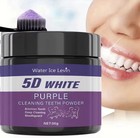 Water Ice Levin 5d White Teeth Whitening Powder Purple Cleaning Mint 50g