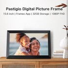15 6 Inch Frameo Digital Photo Frame  32gb Memory  1920 1080 Ips Hd Touch Screen
